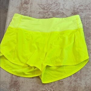 Neon Yellow Women's Shorts